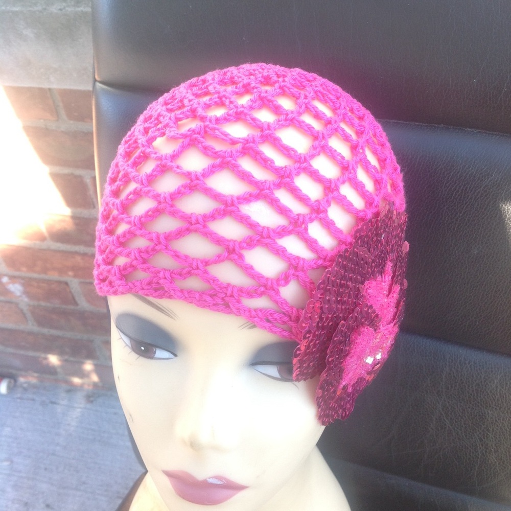 Ingwa melero crochet flapper hat